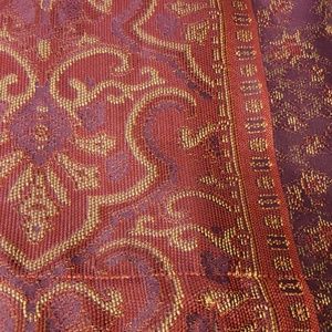 Fabric shower curtain